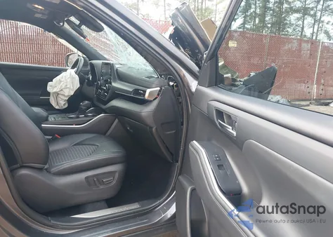 2021 Toyota Highlander Xse z USA, uszkodzony, nr VIN 5TDLZRAH2MS085180